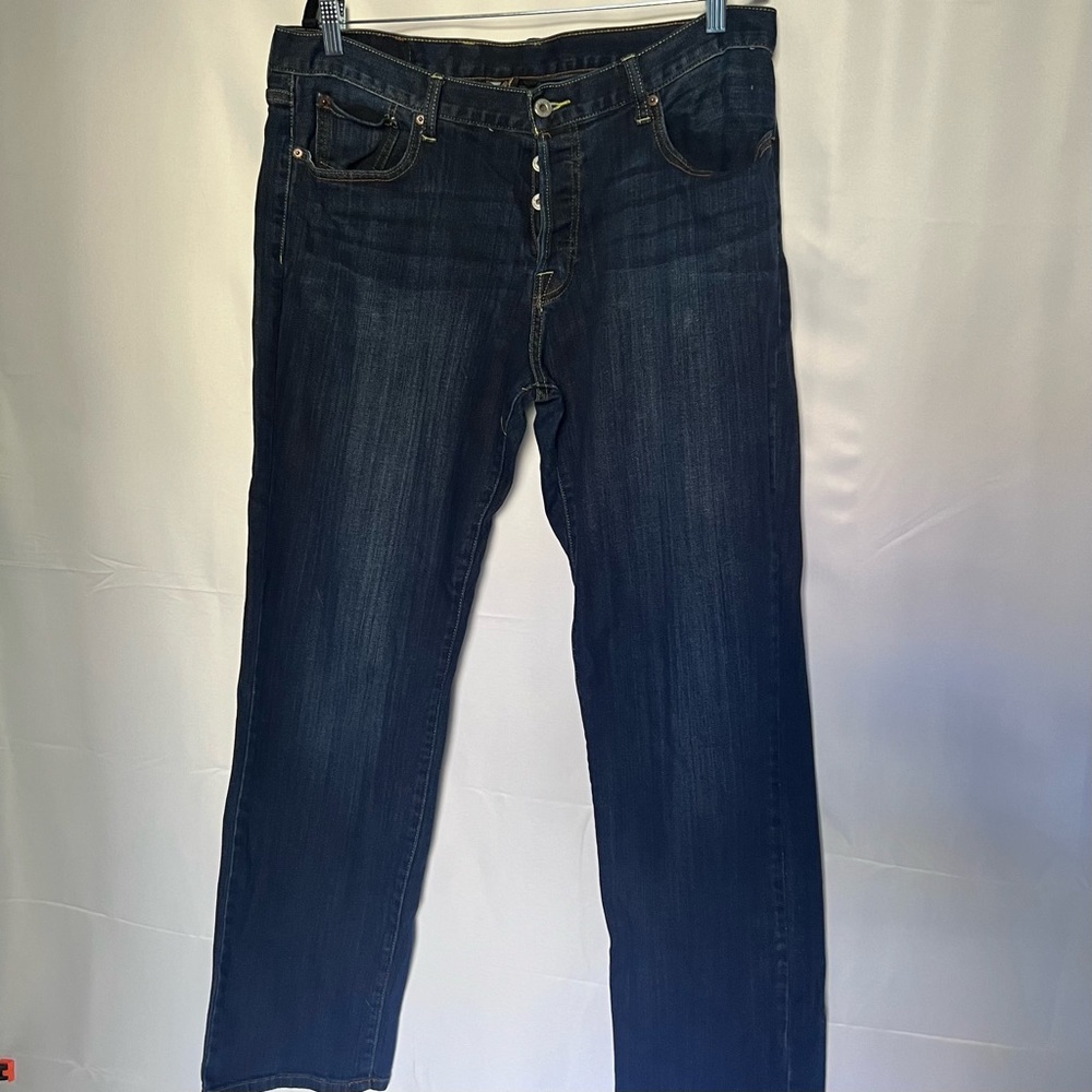 VINTAGE button fly Lucky Brand jeans. Straight leg.‎ 36x30